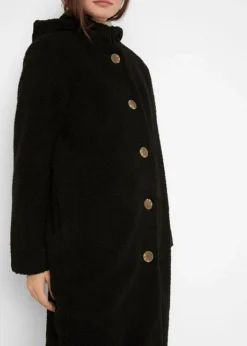 Manteau En Tissu Teddy Avec Capuche Et Poches 11 Manteau En Tissu Teddy Avec Capuche Et Poches -Mode Femme 21193774 q0ICcOrF