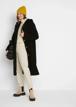 Manteau En Tissu Teddy Avec Capuche Et Poches 9 Manteau En Tissu Teddy Avec Capuche Et Poches -Mode Femme 21193776 FA0oONjw