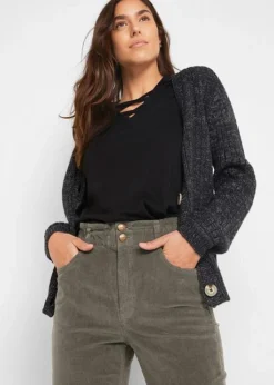 Jean En Velours Côtelé En Coton -Mode Femme 21205269 1b8W3p6G