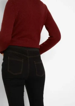 Jean Thermo Avec Couture Latérale Avancée Et Taille Confortable -Mode Femme 21208442 nVrBMOBI