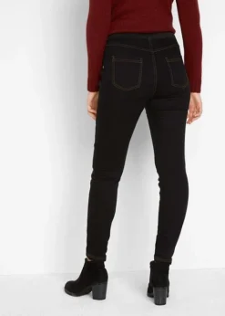 Jean Thermo Avec Couture Latérale Avancée Et Taille Confortable -Mode Femme 21208450 9Om5Ob6V