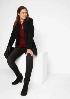 Jean Thermo Avec Couture Latérale Avancée Et Taille Confortable -Mode Femme 21208456 abHo3WwD