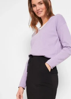 Jupe En Jersey Longueur Midi -Mode Femme 21253897 EkBkV00e