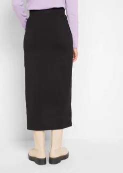 Jupe En Jersey Longueur Midi -Mode Femme 21253899 xdyTrLKa