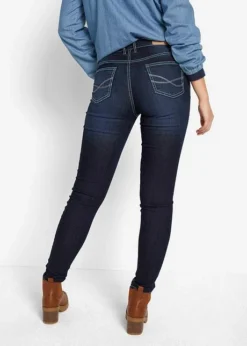 Jean Slim Stretch à Coutures Contrastantes -Mode Femme 21270446 TFmiit90