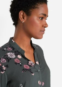 Tunique Longue En Viscose, Coupe Large -Mode Femme 21288281 3LVKBYCE