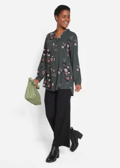 Tunique Longue En Viscose, Coupe Large -Mode Femme 21288284 7ZeuEVgW