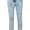 Jean à Broderie Florale 