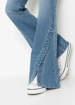 Rainbow Jean Large Avec Patte De Boutonnage -Mode Femme 21317078 5ueosGNN