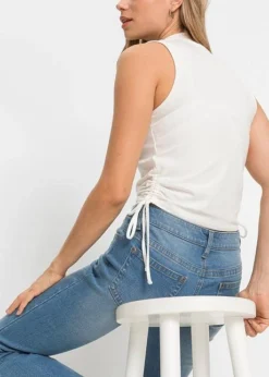 Rainbow Jean Large Avec Patte De Boutonnage -Mode Femme 21318778 A2RPUD7I