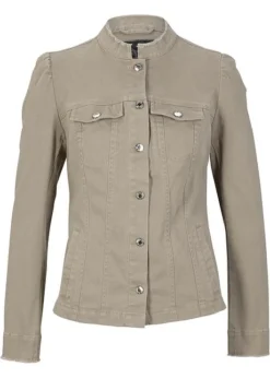 Veste Avec Manches Légèrement Bouffantes