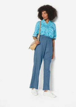 Jean à Enfiler Léger Avec Taille Confortable, Coupe Large 10 Jean à Enfiler Léger Avec Taille Confortable, Coupe Large -Mode Femme 22020005 HcgQU0lY