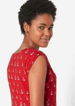 Robe T-shirt à Manches Papillon Et Imprimé -Mode Femme 22023692 FI4wpZPg