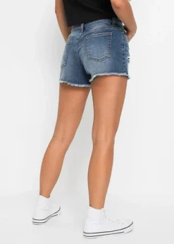 Rainbow Short En Jean à Broderie -Mode Femme 22027014 W7teb8Hj