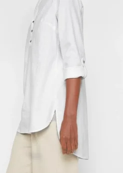 Tunique Longue En Lin Majoritaire -Mode Femme 22034041 ynyfVa32