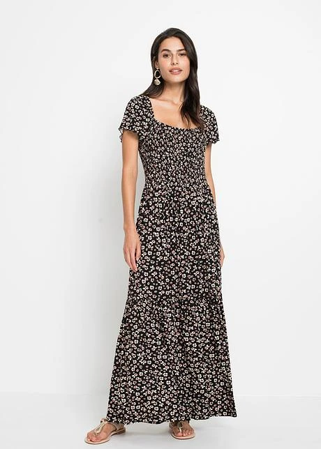 Robe Longue En Viscose, Taille Courte 2 Robe Longue En Viscose, Taille Courte – Image 2
