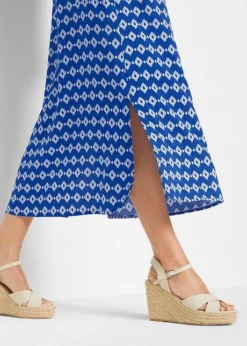 Jupe En Viscose Imprimée -Mode Femme 22040873 hrQ7BUeP