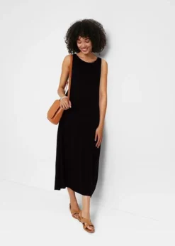 Robe Longue En Jersey Avec Viscose -Mode Femme 22080772 IKWqEQ8d