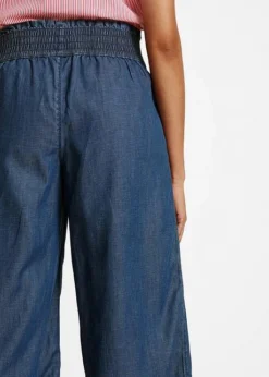 Jupe-culotte Ample Avec Large Empiècement Taille Confortable En Twill Léger -Mode Femme 22082591 5Hq0BaDa