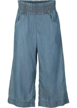 Jupe-culotte Ample Avec Large Empiècement Taille Confortable En Twill Léger -Mode Femme 22087095 gteYbJ5i