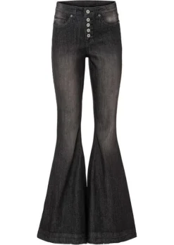 Rainbow Jean évasé Avec Base à Cru