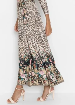 Robe Longue Avec Ceinture à Nouer -Mode Femme 22108130 7nX4xvLg