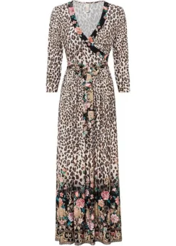 Robe Longue Avec Ceinture à Nouer