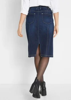 Jupe Extensible à Taille Haute Confortable -Mode Femme 22122483 9D4yhDBd