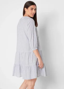 Robe-tunique Manches 3/4, Rayée -Mode Femme 22123218 hDJSJUQD