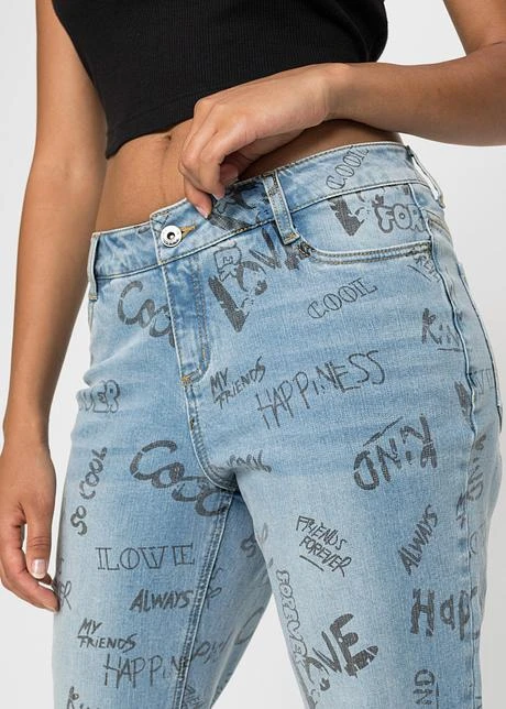 Rainbow Jean Boyfriend Imprimé 5 Rainbow Jean Boyfriend Imprimé – Image 5