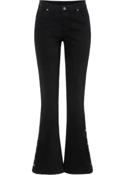 Rainbow Pantalon évasé Avec Patte De Boutonnage Latérale