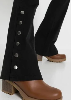 Rainbow Pantalon évasé Avec Patte De Boutonnage Latérale -Mode Femme 22138348 kt9AwocZ