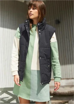 Rainbow Veste Matelassée Sans Manches Avec Polyester Recyclé -Mode Femme 22143347 KXL75Ta8