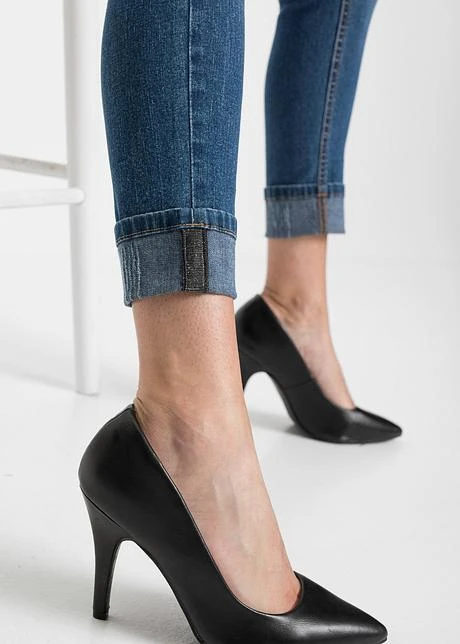 Jean Avec Revers En Bas De Jambes, Taille Courte 6 Jean Avec Revers En Bas De Jambes, Taille Courte – Image 6