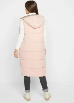 Gilet Sans Manches Matelassé Réversible En Polyester Recyclé Avec Capuche -Mode Femme 22150199 OjR7088L