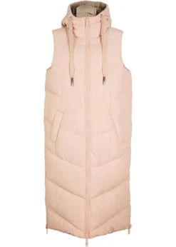 Gilet Sans Manches Matelassé Réversible En Polyester Recyclé Avec Capuche