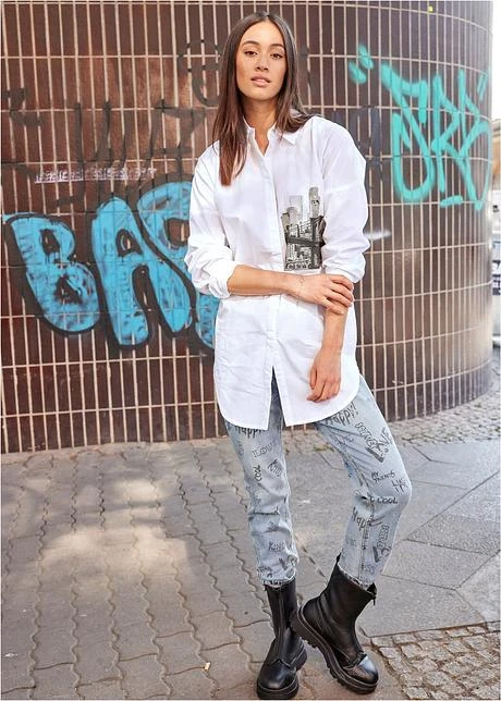 Rainbow Jean Boyfriend Imprimé 7 Rainbow Jean Boyfriend Imprimé – Image 7