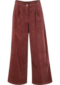 Jupe-culotte En Velours Côtelé Stretch Avec Taille Haute Confortable, Longueur 7/8 -Mode Femme 22154217 TGIOu6g1