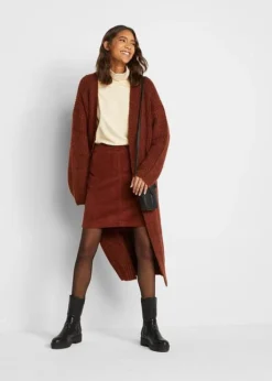 Jupe En Velours Côtelé Stretch à Ceinture Confort -Mode Femme 22154229 llBBLGKq