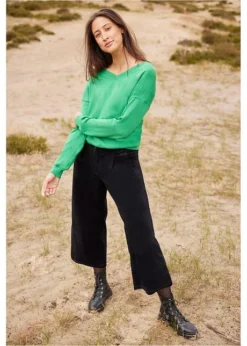 Jupe-culotte En Velours Côtelé Stretch Avec Taille Haute Confortable, Longueur 7/8 -Mode Femme 22154798 IMLCUxWI