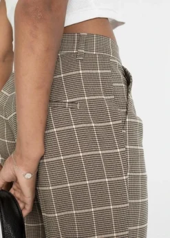 Rainbow Pantalon Tailoring Avec Motif Pied-de-poule Et Jambes Larges -Mode Femme 22161774 oMVqAz8k