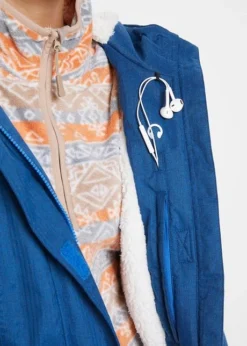 Parka Fonctionnelle Imperméable Avec Polaire Peluche Et Capuche -Mode Femme 22164001 bfOrdHWY