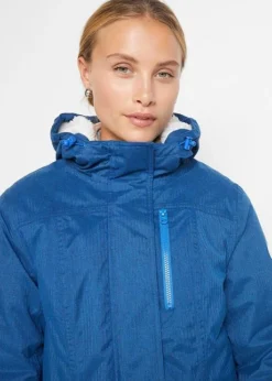 Parka Fonctionnelle Imperméable Avec Polaire Peluche Et Capuche -Mode Femme 22164005 7JZTewO1