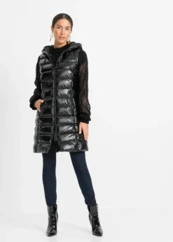 Gilet Matelassé Sans Manches, Effet Brillant -Mode Femme 22169086 K9pvgj5c