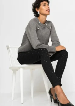 Jean Extensible Avec Application Strass -Mode Femme 22185689 vrVwO4dV