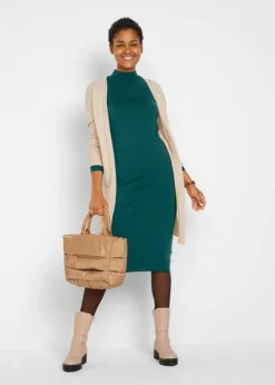 Robe En Maille Fine à Col Montant -Mode Femme 22191431 eoA5xIR9