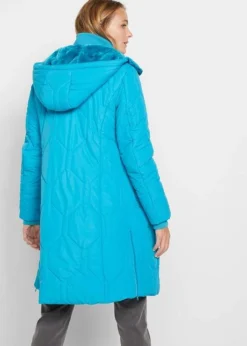 Manteau Court Avec Surpiqûres Diamant Et Zips Latéraux -Mode Femme 22194779 4VTJpa60