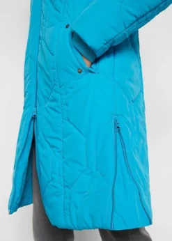 Manteau Court Avec Surpiqûres Diamant Et Zips Latéraux -Mode Femme 22194780 gqypqcRi