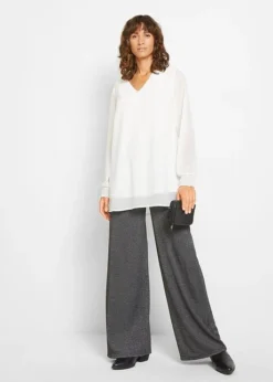 Longue Tunique-blouse à Manches Longues 9 Longue Tunique-blouse à Manches Longues -Mode Femme 22203409 riHFFMlV