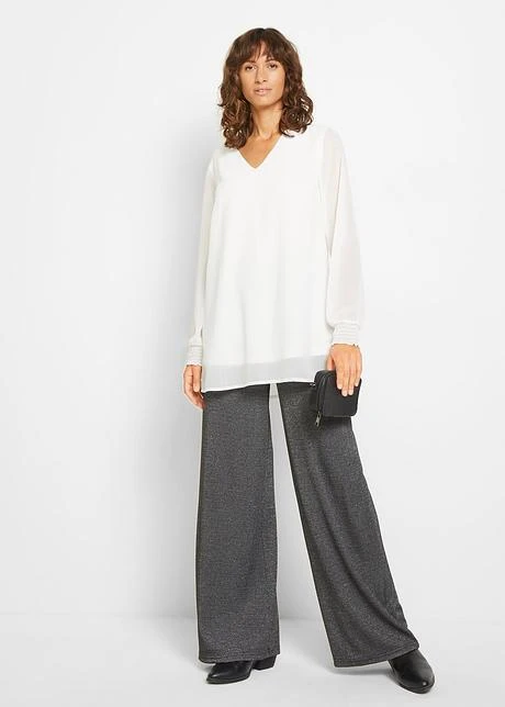 Longue Tunique-blouse à Manches Longues 4 Longue Tunique-blouse à Manches Longues – Image 4